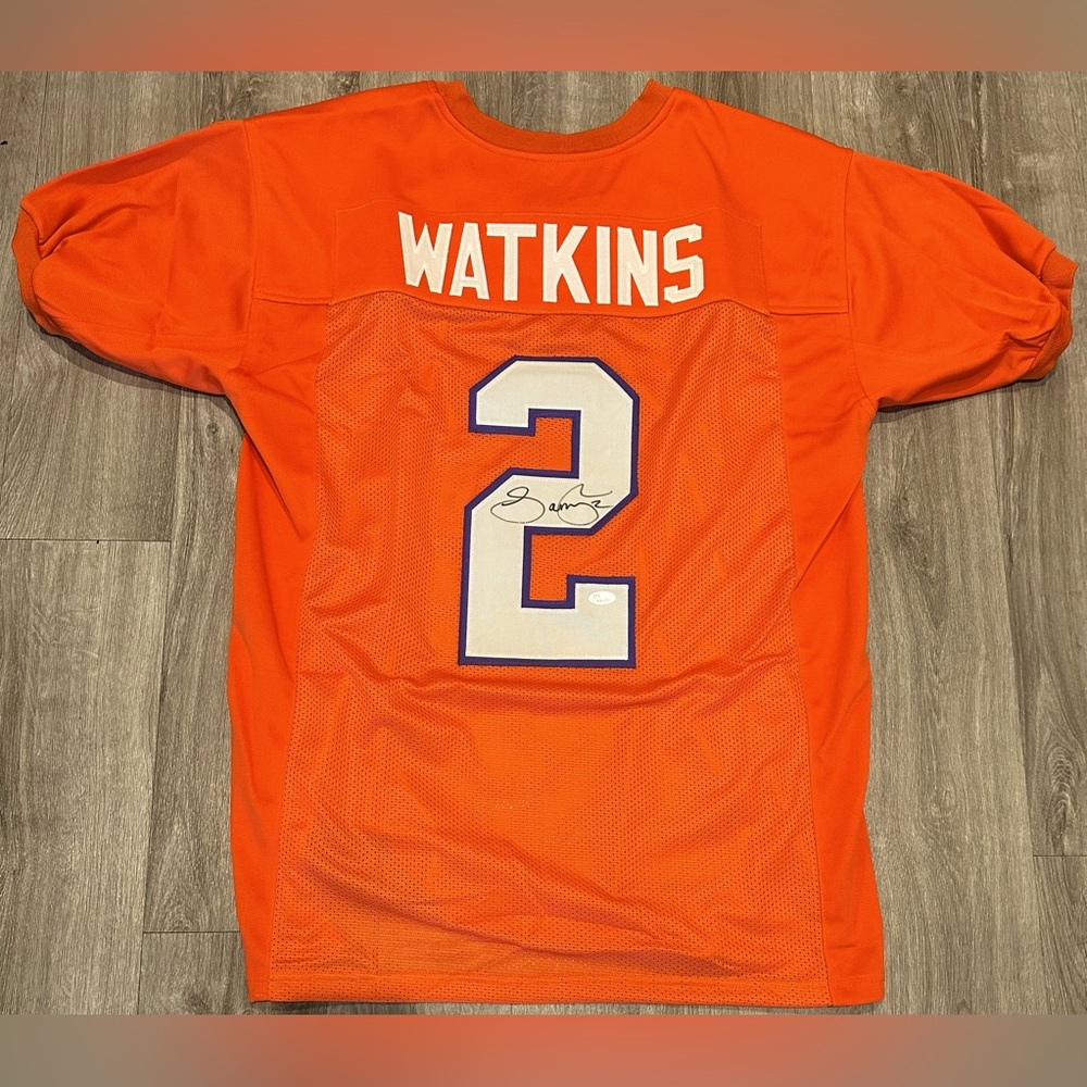 Sammy Watkins Clemson JSA Authenticated Signed Jersey Measures 25W X 32L 2XL?